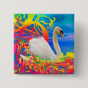 Swan Nest Button