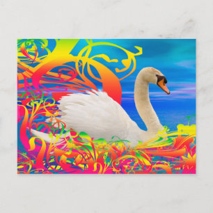 Swan Nest Postkarte