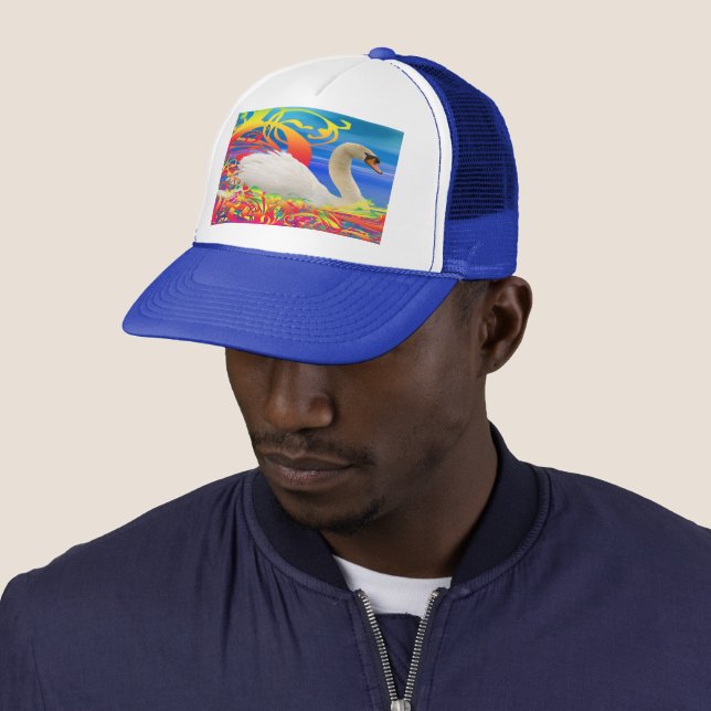 Swan Nest Trucker Hat Truckerkappe (Beispiel)