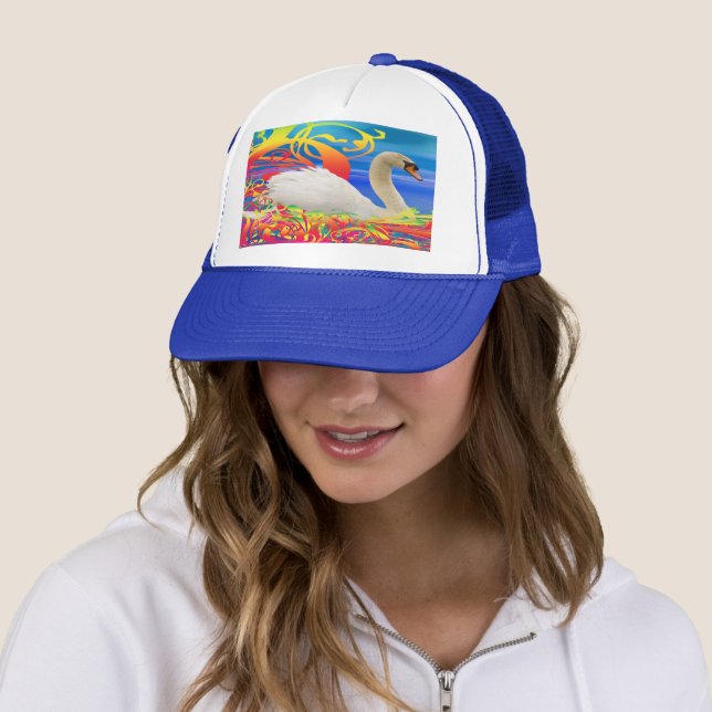 Swan Nest Trucker Hat Truckerkappe (Beispiel)