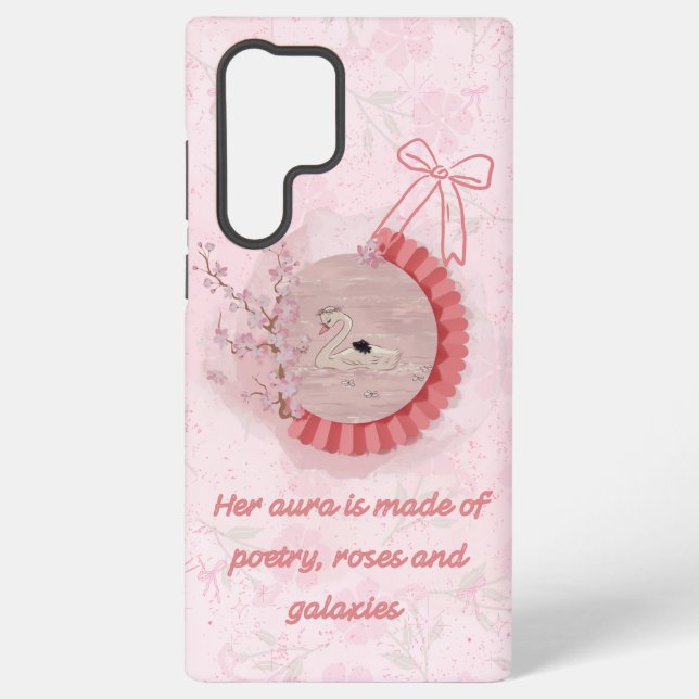 Swan Phone Case Samsung Galaxy Hülle (Rückseite)