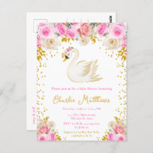Swan Pink and Gold Rose Kinderdusche