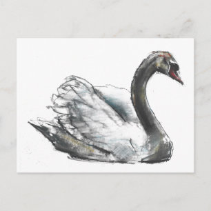 Swan Postkarte