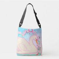 Swan Princess All-Over-Print-Tasche-Bag Crossbody 