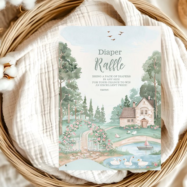 Swan Princess Baby Shower Einladung (Von Creator hochgeladen)