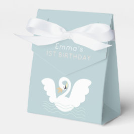 Swan Princess Modern Blue Girl Birthday Geschenkschachtel