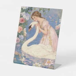 Swan Princess Sockelschild