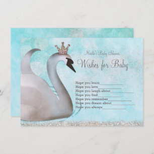 Swan Princess will Baby Showspiel Einladung