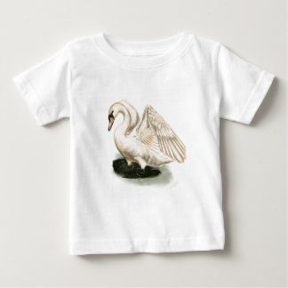 Swan Print Baby Tutu Bodysuit Baby T-shirt