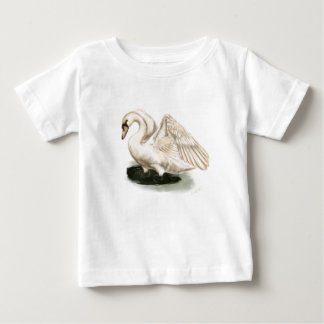 Swan Print Baby Tutu Bodysuit T-shirt