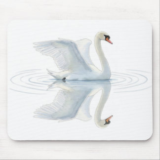 Swan Reflection Mousepad