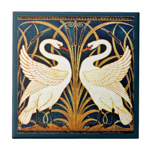 Swan, Rush und Iris, Fliese