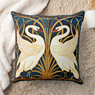 Swan, Rush und Iris, Kissen