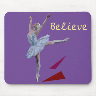'Swan See Ballerina Mousepad