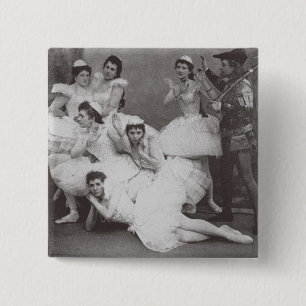 Swan See, Mariinsky Theater, 1895 (b/w Foto) Button