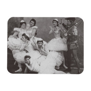 Swan See, Mariinsky Theater, 1895 (b/w Foto) Magnet
