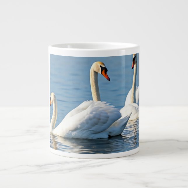 Swan Serenity Jumbo-Tasse (Vorderseite)