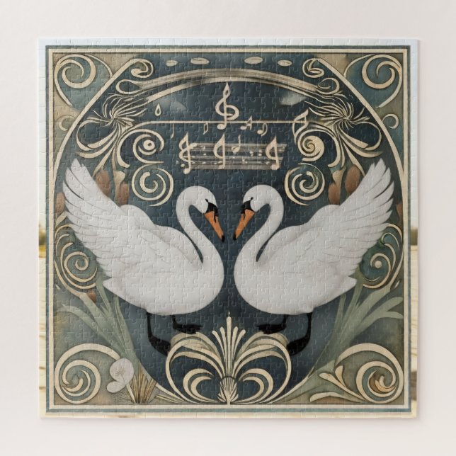 Swan Song, 676 Stück Puzzle (Vertikal)
