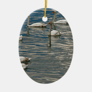 Swan Song Keramikornament