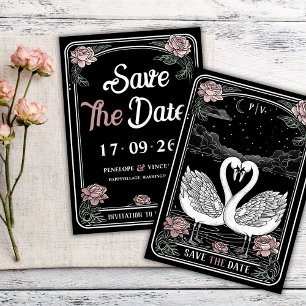 Swan Song Wedding Save the Date Einladung