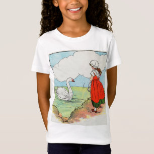 Swan, Swan Over Sea Mother Gänse Kinderzimmer Rhym T-Shirt