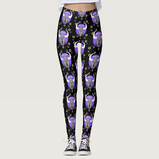 Swan Valley VikingBots Women’s Leggings – Robotics (Vorderseite)