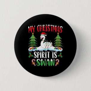 Swan Wear Weihnachtsmannmütze Weihnachten - Weihna Button