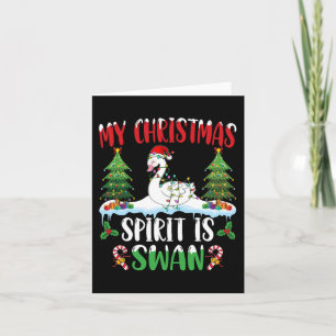 Swan Wear Weihnachtsmannmütze Weihnachten - Weihna Karte