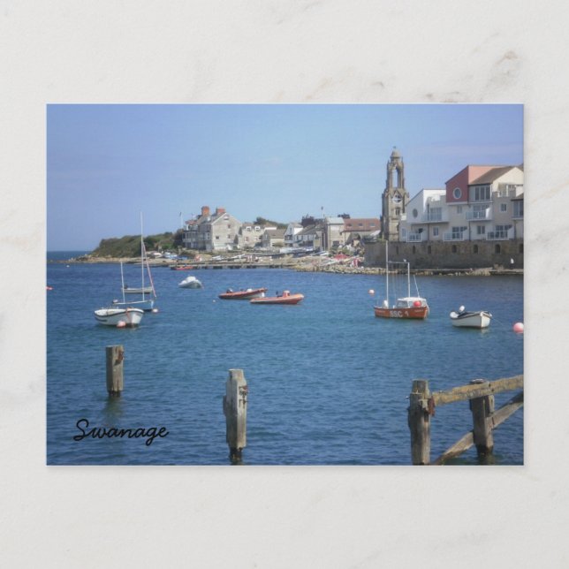 Swanage Postkarte (Vorderseite)