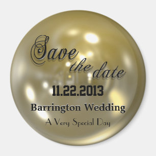 Swank Bright Save the Date Magnet