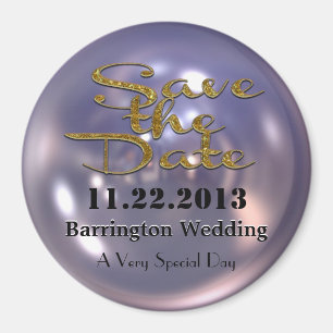 Swank Save-the-Date-Magnet Magnet