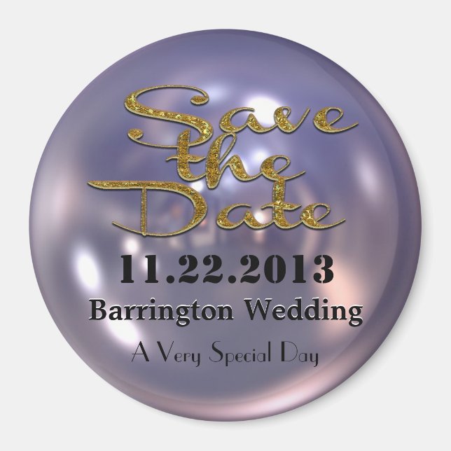 Swank Save-the-Date-Magnet Magnet (Vorne)