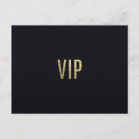 Swanky Imitats Gold Leaf Foil "VIP" Typografie