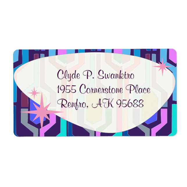 Swanky Pattern Fun Retro Luxe Art Design (Vorne)