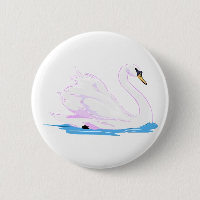 Swanna Schwan Button (Vorderseite)