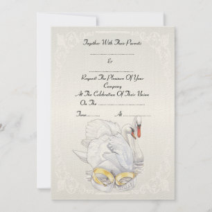 Swans - Einladung zur Hochzeit