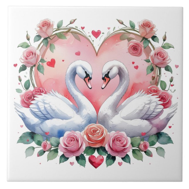 Swans Fliese (Vorderseite)