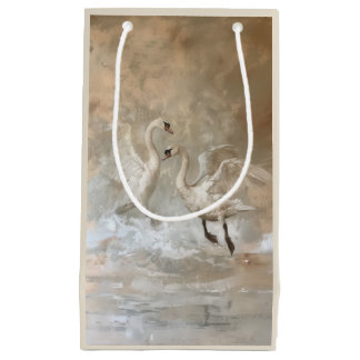 Swans - Geschenktasche Kleine Geschenktüte