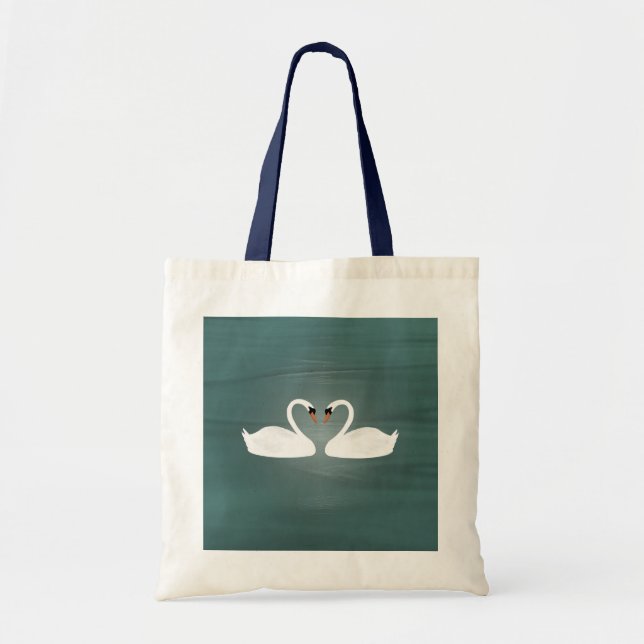 Swans Tote Bag Tragetasche (Vorne)