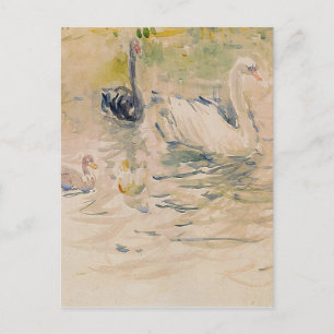 Swans von Berthe Morisot Postkarte