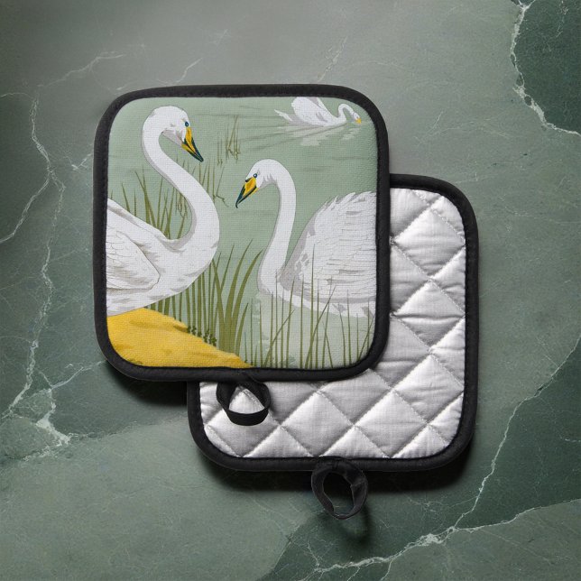 Swans von Verneuil Topflappen (Von Creator hochgeladen)