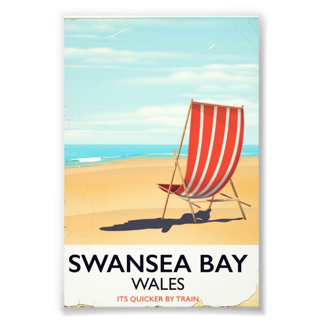Swansea Bay Wales Seaside Poster (Vorne)