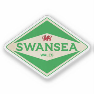 Swansea Wales Vintag Aufkleber
