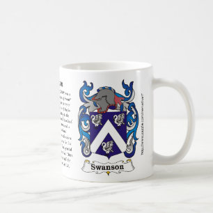 Swanson-Familien-Wappen Tasse
