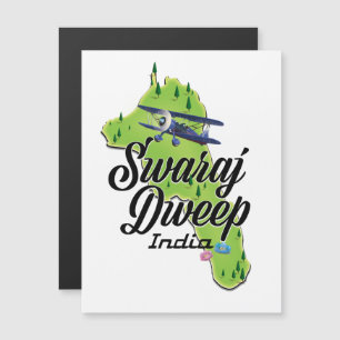 Swaraj Dweep Indien Karte