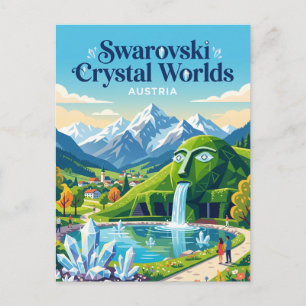 Swarovski Kristallwelten Österreich Postkarte