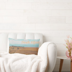 Swartland Fields Mountains Blick Südafrika ZA Lendenkissen