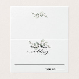 Swash Schriftart Calligraphy Wedding Guest Cards