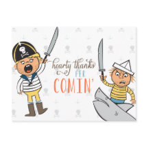 Swashbuckler Vielen Dank Postcard