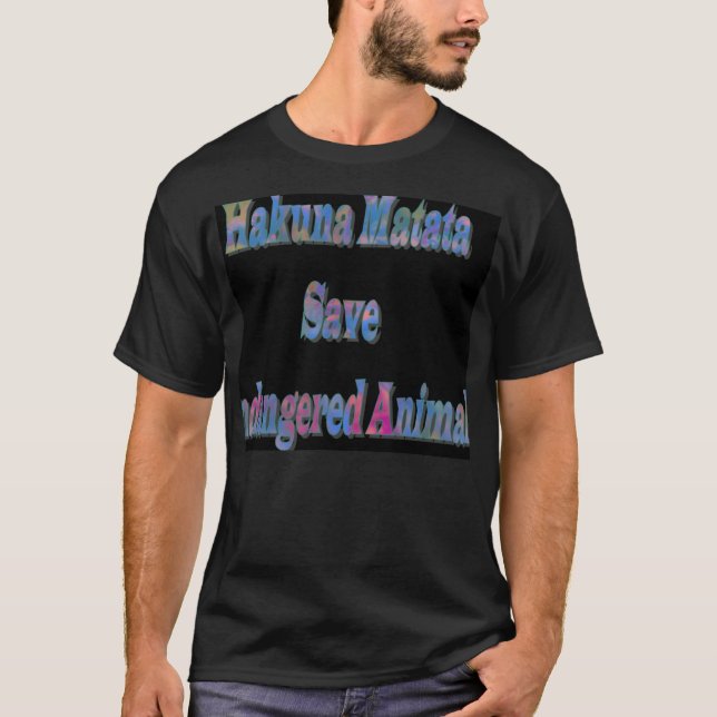 Swashbuckling HakunaMatata Rettete Ndanased Animal T-Shirt (Vorderseite)